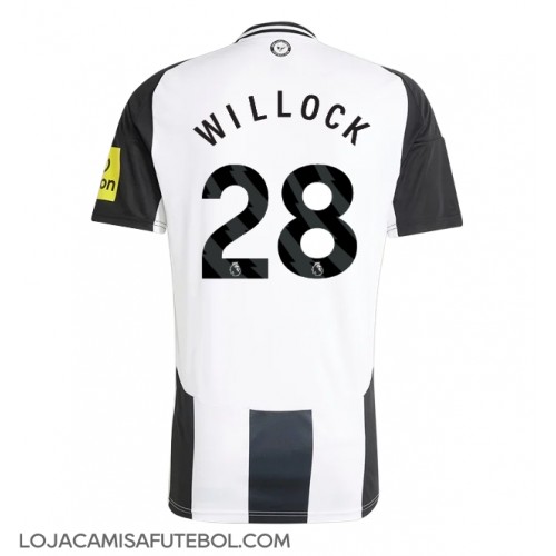 Camisa de Futebol Newcastle United Joe Willock #28 Equipamento Principal 2024-25 Manga Curta